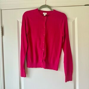 J.Crew Women's Pink Cardigan Sweater, Size Medium